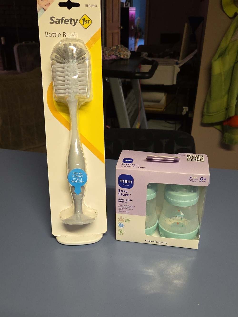 Mam Anti Colic Baby Bottles Saftey First Bottle Brush